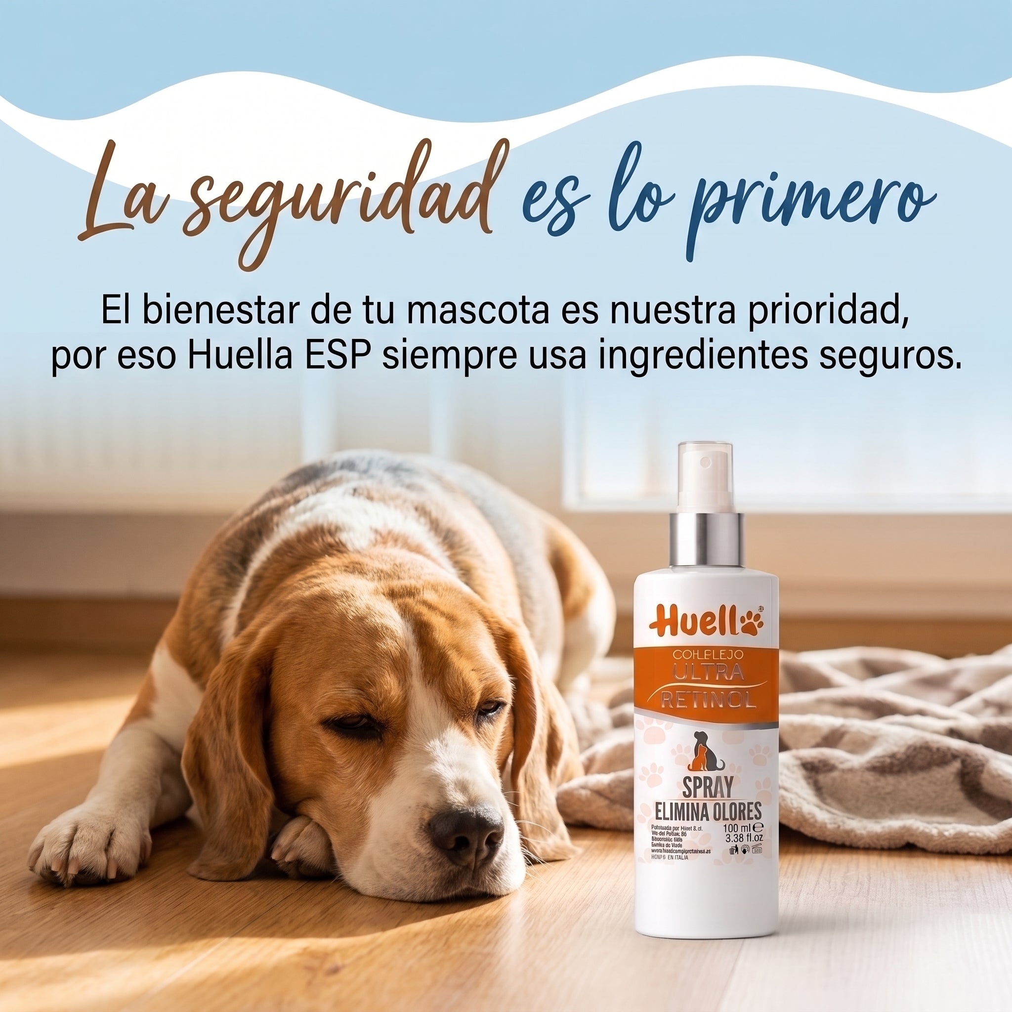 Huella™ Spray Elimina Olores para un hogar fresco, todos los días.