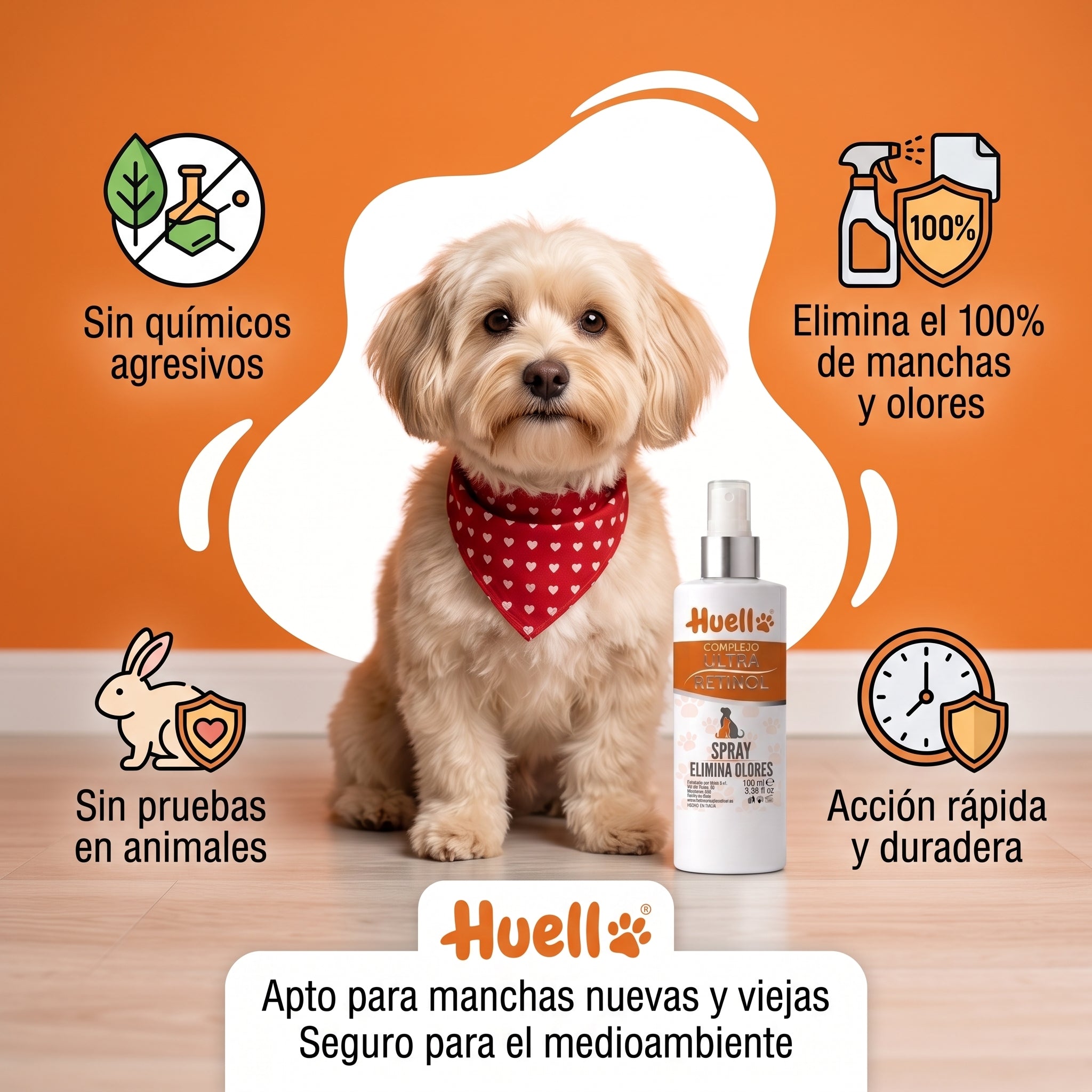 Huella™ Spray Elimina Olores para un hogar fresco, todos los días.